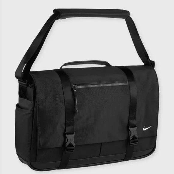 Nike Other - Nike Eugene Elite Messenger Laptop Bag Black PBZ745-010